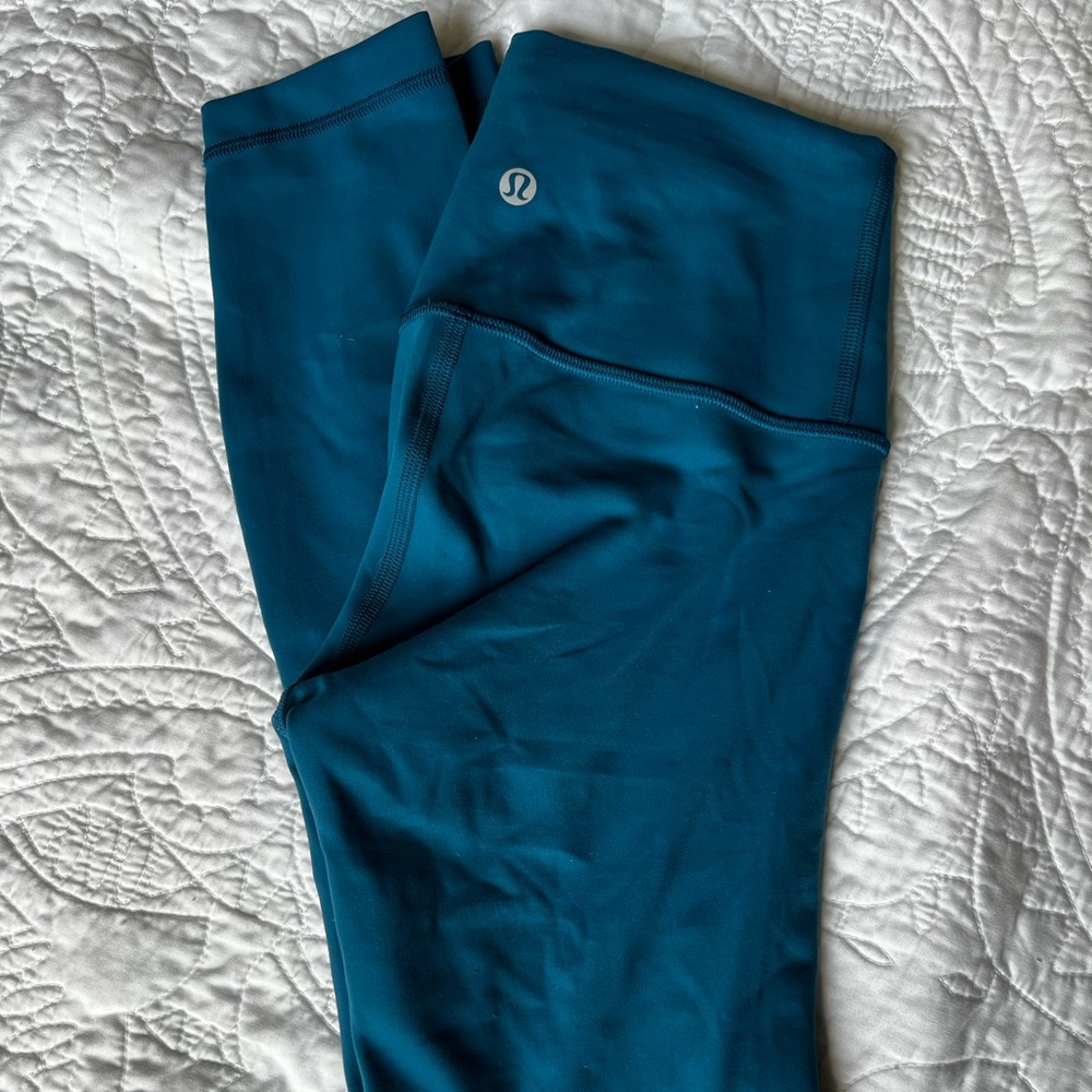 Lululemon wunder train high rise leggings 25” size 2